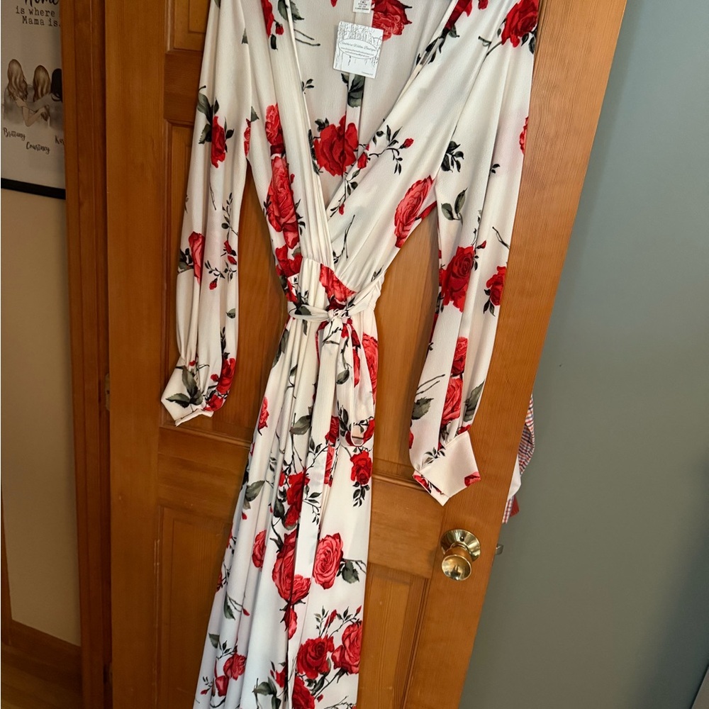 Floral Long Sleeve Maxi Dress